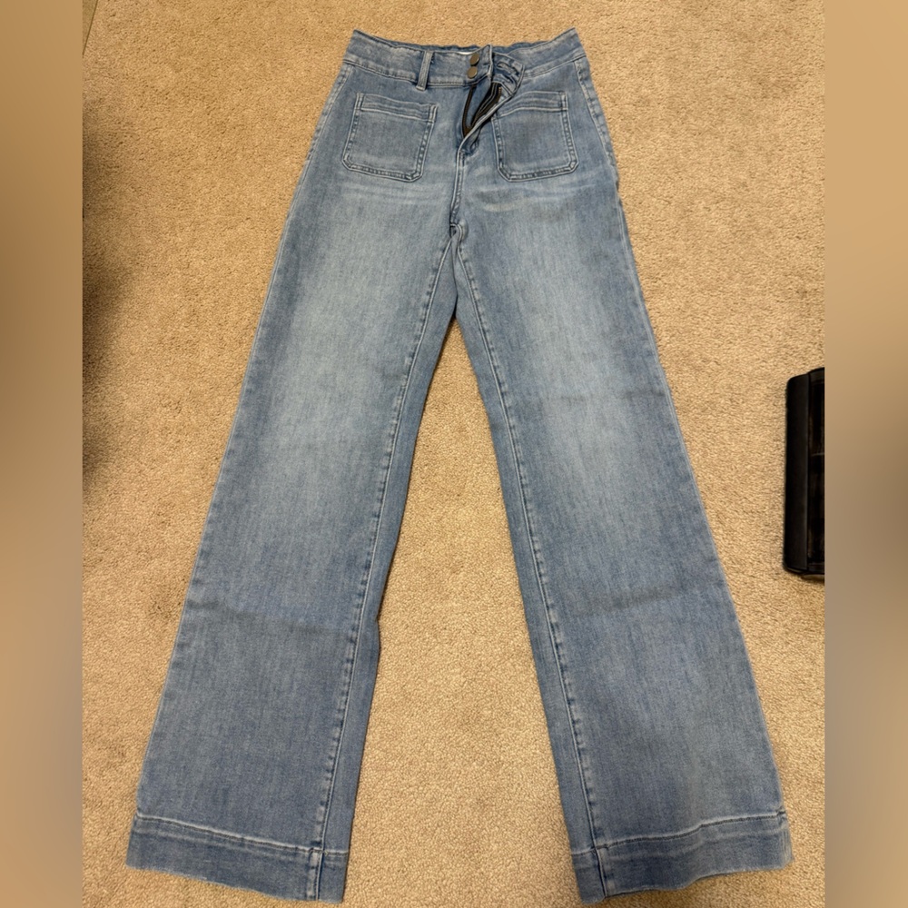 Vici High Waist Trouser Jean - size 28 and approx 33” longer length